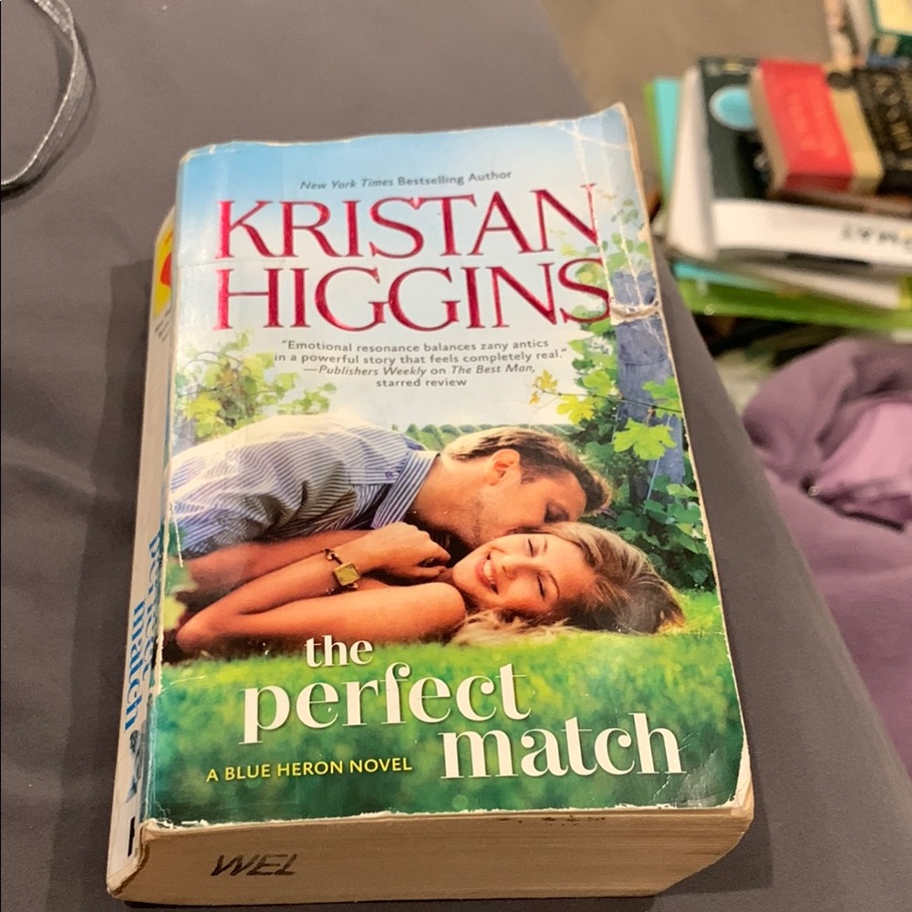 'The Perfect Match' Book - Blue Cover